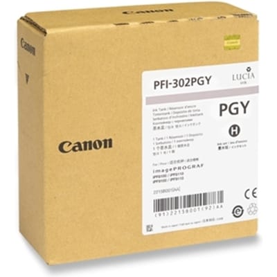 Canon PFI-302PGY inktcartridge foto grijs (origineel)
