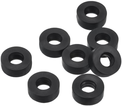 Set van 8 platte rubberen ringen, 5 mm dik, 12 mm binnendiameter, afdichtringen voor kranen en waterslangen