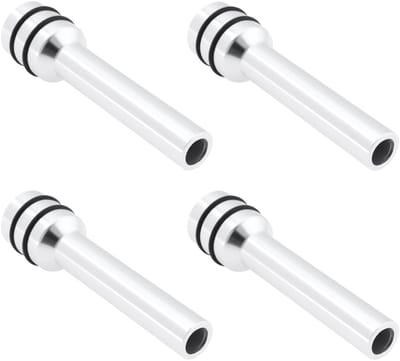 Dailygoods- Deurslot Pins - 4 Stuks - Geschikt voor Auto/Vrachtwagen/SUV - Duurzaam Aluminium - Eenvoudige Installatie - Afmeting 49x12mm - Deurslotknoppen