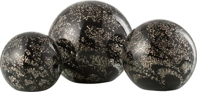 J-Line presse-papier Stardus - glas - goud/zwart - large