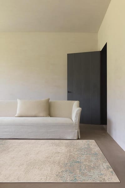 LIGNE PURE Luminous – Vloerkleed – Tapijt – geweven – decolan – modern – outdoor - Beige Blauw - 170x240