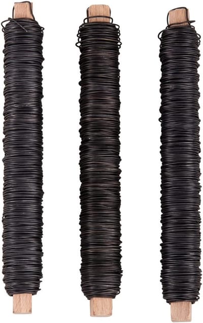 Flexibele Bloemendraad op Houten Spool - 0.55 mm Dikte - 100g