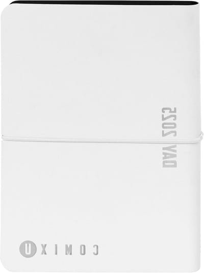 Mini Agenda 2025 - Dagplanner Notitieboek - Dagelijkse Planning - Met Quotes en Grappen - 11 x 15.2 cm - Wit