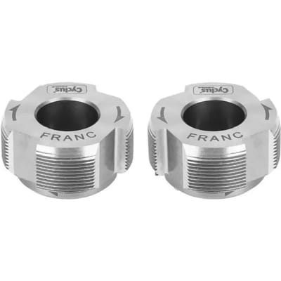 Cyclus Tools Draadsnijder Trapas Frans 1.378 Inch Brons 2 Stuks