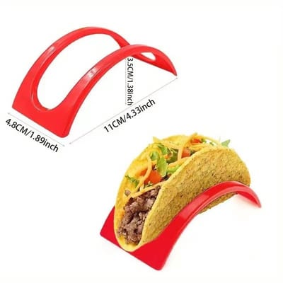 Taco Houder - Taco Standaard - Taco Tuesday - Assorti - Tacohouder voor Makkelijk Serveren en Vullen – Vaatwasser Bestendig - Kunststof