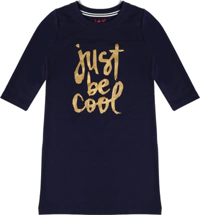 La V sweartjurk Pippa donker blauwe  140