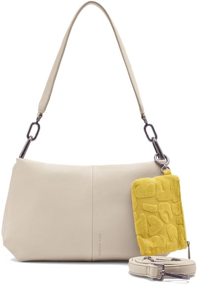 FREDsBRUDER Leren schoudertas Color Kiss Collection Shoulderbag Cream Beige crème