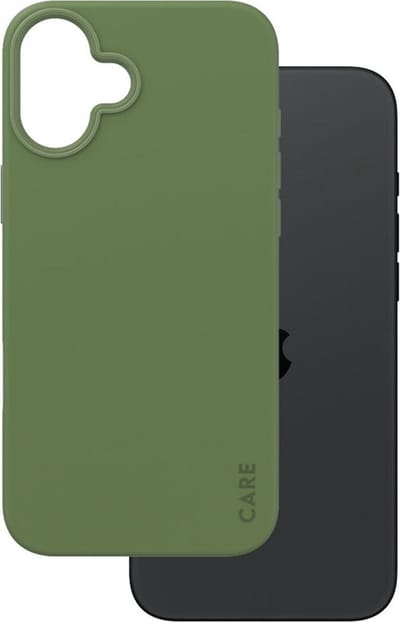 CARE by PanzerGlass Fashion Backcover geschikt voor MagSafe geschikt voor iPhone 16 Plus - Green