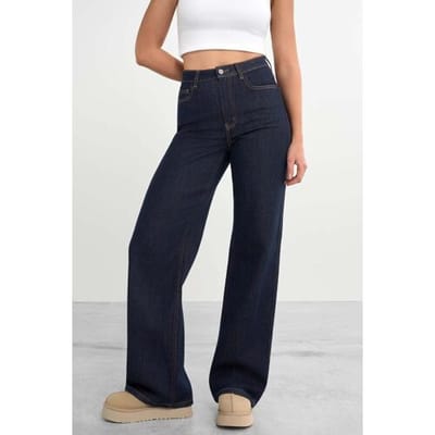 FAMME Baggy jeans Blue Rinse XL