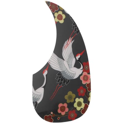 Akoestische Gitaar Slagplaat Kraanpatroon Druppelvormige Slagplaat PVC voor Bescherming gray