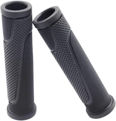Fiets Handvatten - Stuur Grips - Comfortabel Fietsen - Antislip Rubber - 90 mm Lengte - Geel