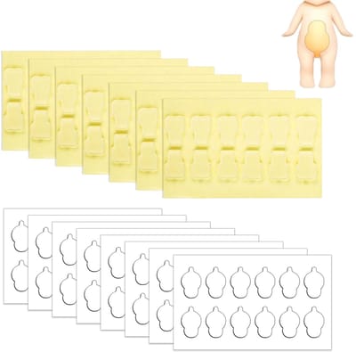 Dailygoody - Dubbelzijdige Plakband - 180 Stuks - Transparante Hechting - Minifiguren - Perfect voor Creatieve Projecten - Handig en Sterk - Geschikt