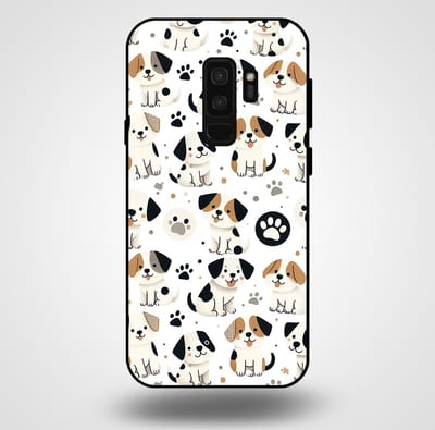Smartphonica Telefoonhoesje voor Samsung Galaxy S9 Plus met honden opdruk - TPU backcover case honden design geschikt voor Samsung Galaxy S9 Plus