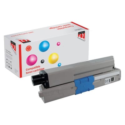 Tonercartridge Quantore Oki 44973536 zwart | 1 stuk