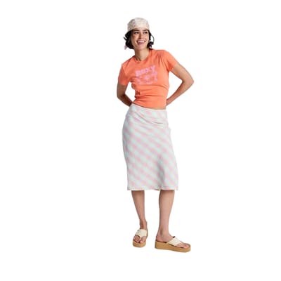 Roxy Summer Delight Midi Rok Veelkleurig M Vrouw