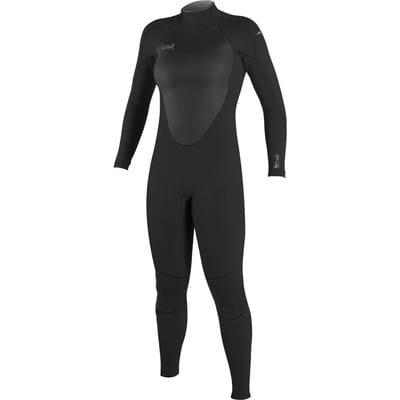O'Neill Dames Epic 4/3mm Rug Ritssluiting Wetsuit - Black