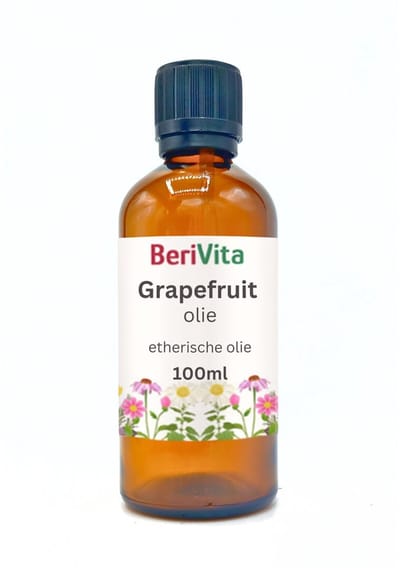 Grapefruit Olie 100ml Druppelfles - Pure Etherische Grapefruitolie van Grapefruit schillen