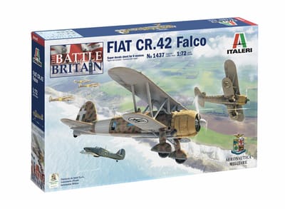 Italeri Modelbouwpakket Vliegtuigen - 1437 FIAT CR.42 Falco Plastic - 1:72 - Modelbouw