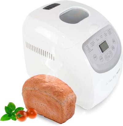 Broodbakmachine - Broodmaker - Zelf Brood Bakken - 19 Programma's - 1000 Gram - Wit