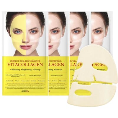 [DERMAFIX] Masque au Collagène Performance Réelle Parfaite (23g x 4 Feuilles) - 4 possibilités Vita Collagen