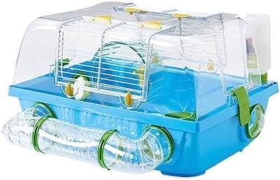Lexium Hamsterkooi met Hamsterspeelgoed - Rattenkooi - Hamster Kooi - Hamster Huisje - Knaagdierhok - Knaagdierenkooi