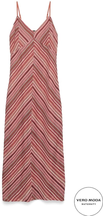 VERO MODA MATERNITY - VMMDEMI SINGLET DRESS JRS GA - Dames - Maxi jurken