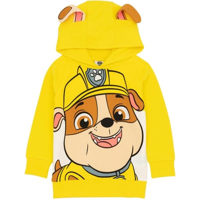 Paw Patrol Childrens/Kids Rubble 3D Oren 3D Oren Hoodie 3-4 Years bruin/geel