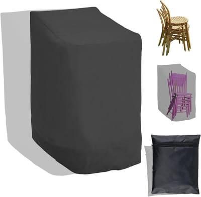 Beschermhoezen voor Tuinstoelen - Waterdicht en UV-bestendig - 210D Oxford - Set van 2 - Winterbestendig en Duurzaam