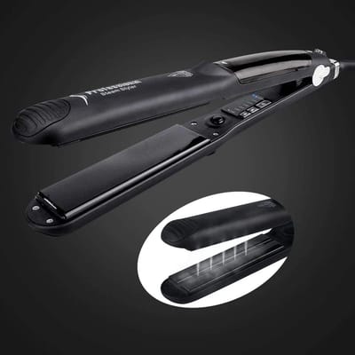 HairLuxury 4.0 - Stoomstijltang - 150℃ t/m 235℃ - Incl. Handschoen - Krultang - Snel opgewarmd - Stijltang 2 in 1 - Steam Active Care - Steam Pod