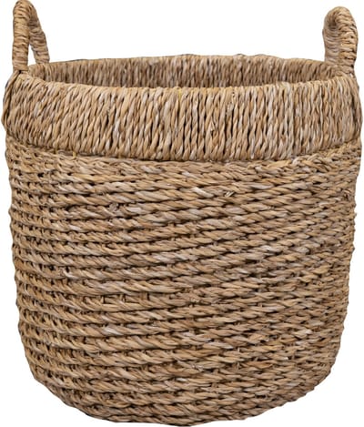 Ter Steege Plantenmand voor Binnen Zeegras Beige-Bruin D 27 cm H 25cm