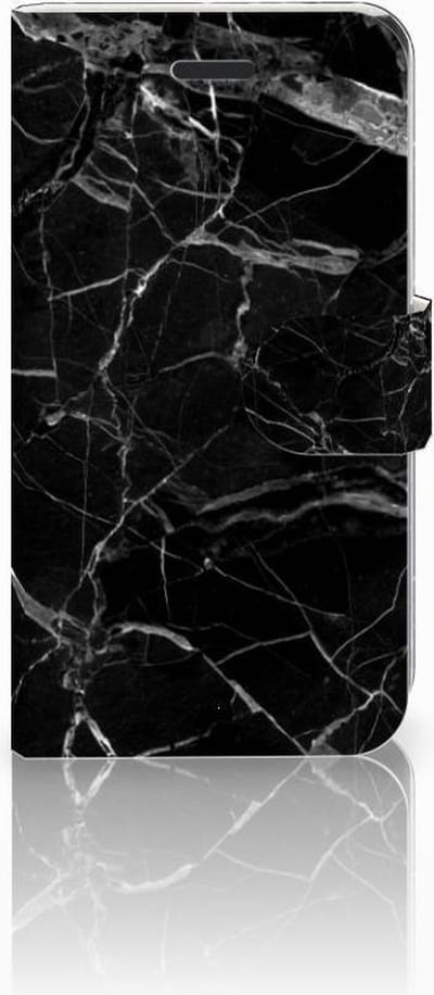 Samsung Galaxy Xcover 3 | Xcover 3 VE Bookcase Marmer Zwart - Origineel Cadeau Vader