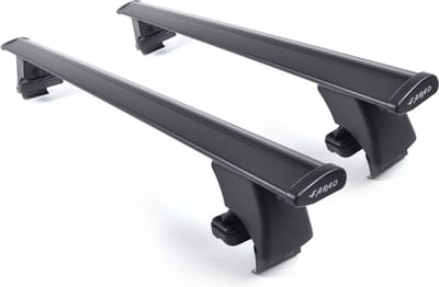 Dakdragers geschikt voor de Alfa 147 5d 2001 t/m 2011 glad dak - Aluminium - Hoog laadvermogen 100kg - Wingbar - Zwart - Merk Farad
