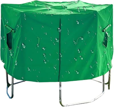 Trampoline Tent - Schaduw Overkapping - Buiten Ontspannen - Waterdicht UV-bestendig - 15.2 cm Rond - Groen