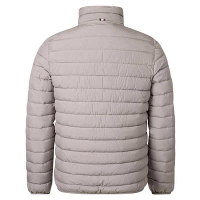 Aquascutum Heren Mock Neck Active Gewatteerd Jasje (Grijs)