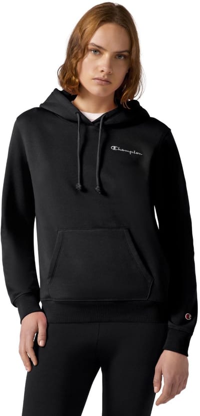 Champion Sweater Dames Hooded Sweatshirt Zwart - Maat L