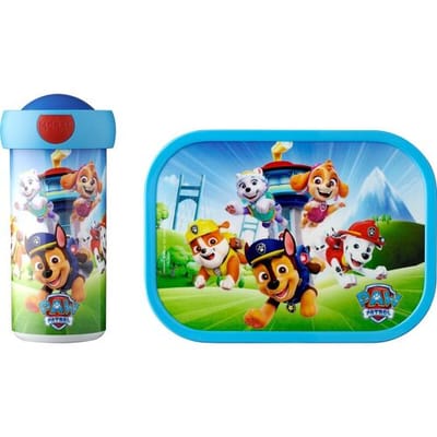 Mepal Lunchset (schoolbeker & lunchbox) Campus - 300 + 750 ml - Broodtrommel en Drinkbeker voor kinderen - Bento box - Schoolbeker - Paw Patrol Pups