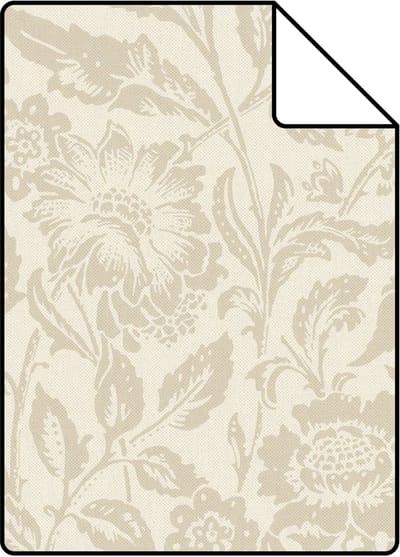 Proefstaal Origin Wallcoverings behang bloemen cr�me - 26,5 x 21 cm - 347026-S