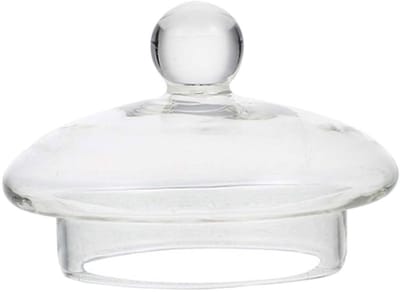 Dailygoods- Theepotdeksel Vervanging - Glazen Deksel - Helder - 8,20 x 8,20 x 5,00 cm - Geschikt voor 1000 ml Theepot - Voorkomt Lekken - Theekopdeksel