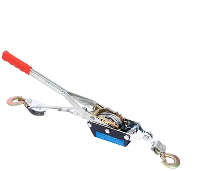 Handmatige Lier - Kabelspanner Ratel - Lading Zekeren - Dubbele Haak - 1T 2T 4T - Zilver