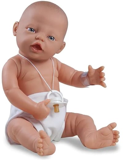The Doll Factory Babypop 45 Cm Jongen Luca Vrolijk - UNI