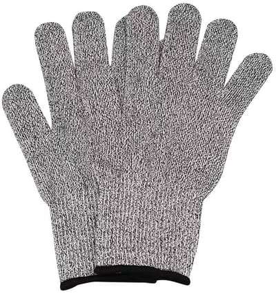 1 paar snijbestendige handschoenen voor keukenraspen (25 cm x 12 cm)