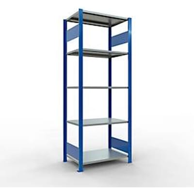 SCHULTE Lagertechnik - Boutloos basisrek - 2000x 750x500 mm, type 150 kg