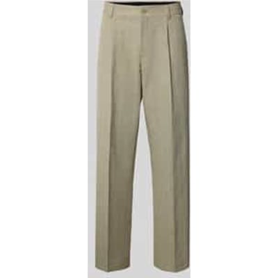modern fit pantalon met katoen en linnen aandeel
