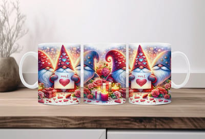 Koffiemok valentijn Gnomes 22 | Valentijn cadeau | Valentijn decoratie | Grappige Cadeaus | Koffiemok | Koffiebeker | Theemok | Theebeker | chocoladebeker