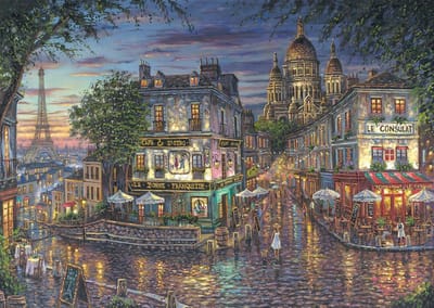 Legpuzzel 1000 stukjes - Stadspuzzel - Ontspanning thuis - Premium kwaliteit karton - 69 x 49 cm