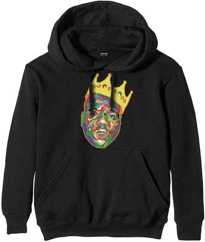 Biggie Smalls - Crown Hoodie/trui - S - Zwart