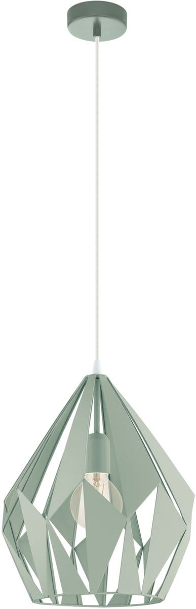 EGLO Carlton-P Hanglamp - Ø31 cm - E27 - Groen