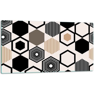 TMK ArtDeko Serie - Snijplank - 52x30cm - Glas - Mozaïek Ontwerp
