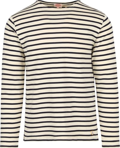 Armor-Lux Trui Strepen Off White - Maat XXL - Heren
