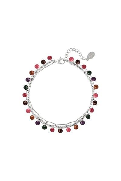 Stainless steel bracelet- yehwang- zilver-armbanden- Moederdag cadeautje - cadeau voor haar - mama